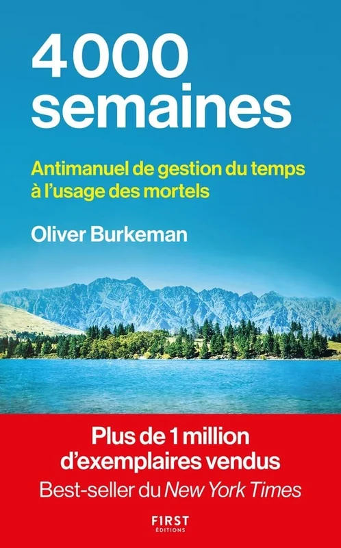 Couverture de 4000 semaines, Oliver Burkeman