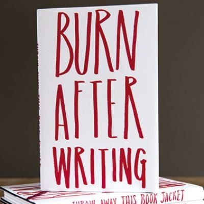 Couverture de Burn After Writing, Sharon Jones